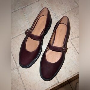 Madewell Lug Sole Mary Jane’s